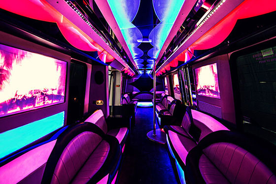 Best party bus amenities